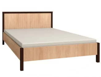Кровать (1800) BAUHAUS 1 Дуб Сонома/Орех шоколадный(спальня)
