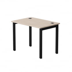 Стол прямой на металлокаркасе, опоры 45 гр Everprof EVO 254S001 Дуб Соната Черный