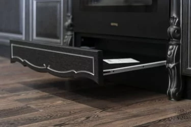 Тумба кухонная 600 для встраиваемой техники Италия ЛД 275.256.000 Черный Дуб темный