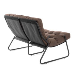 Диван прямой Ergo/Эрго рогожка, коричневый, 3М7-147