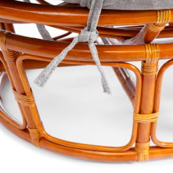 Диван MAMASAN/МАМАСАН 23/02 W /с подушкой/ 169х102х80 см, Honey (мед), матрац 182х119 см, ткань серо-бежевая 3М 16/2