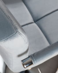 Стул барный ДОБРИН КРУГЕР АРМ (пудрово-голубой велюр (МДЖ9-74)) 2 шт / DOBRIN KRUGER ARM (MJ9-74))