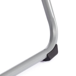 Металлический стул FOLDER (mod. 3017H) каркас: металл, сиденье/спинка: пластик, 49 x 46.5 x 73.5 см, black (черный) / grey (серый)