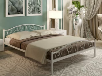 Кровать 180 на 190 Ангелина Plus 1800х1900 Белая