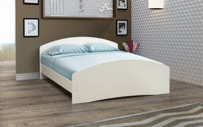 Кровать на уголках №2 1400*1900 Ясень Анкор светлый