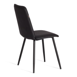 Металлический стул Asti TREND, экокожа, черная, 47х54х86 см