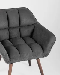 Кресло Брайан Темно-серый