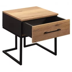 Тумба дизайнерская Loft Дуб табак/Графит