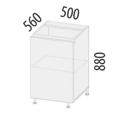 Напольный шкаф (лев/прав) Дакота 103.61