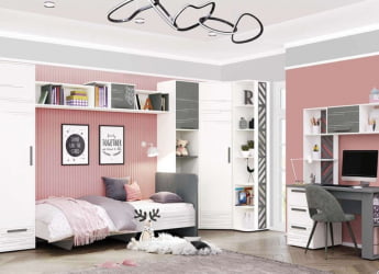 Детская кровать для девочки Аляска 502.11