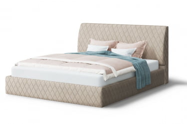 Кровать Хилтон, 2000x1600 мм, бежевый