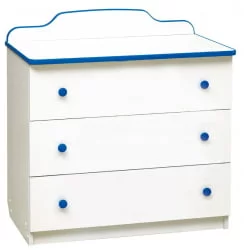 Комод с 3-мя ящиками Радуга Синий