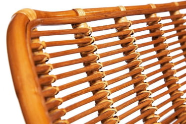 Софа Secret De Maison Pitaya (mod. 02 5089 SP KD/1-1) натуральный ротанг/металл, 80х117х64см, светлый мед/черный