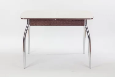 Стол обеденный Чикаго СТ(6191) венге,стекло бежевое