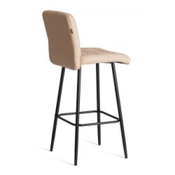 Барный стул Medeo/Медео экокожа , бежевый, 45х56х113 см