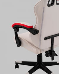 Кресло спортивное TopChairs Phantom бело-красный