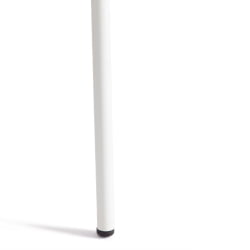 Дизайнерский стул ADDE (mod. C-049) металл/пластик, 39 х 49 х 78 см, Grey (серый) /White (белый)