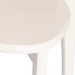 Стул DIAMANTE жесткое сидение бук, 42 х 42 х 85 см, ivory white