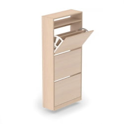 Тумба для обуви 3-х уровневая Дуб молочный