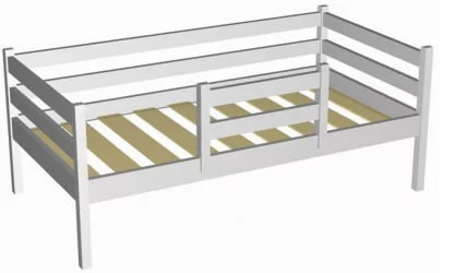 Бортик для деткой кровати RooRoom VK-4с Серый