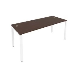 Стол письменный METAL SYSTEM Б.СП-5 Венге/Белый
