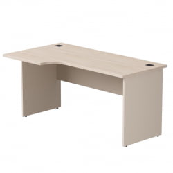 Стол эргономичный с опорами ЛДСП Everprof EVO 254S014 (левый) Дуб Соната Кашемир