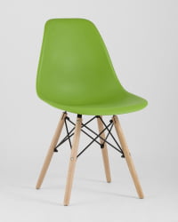 Стул Еамес Стиле ДСВ зеленый (разборный каркас) / Eames Style DSW