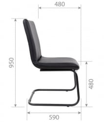 Офисное кресло Chairman 919V LT Черный