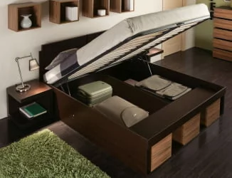 Кровать 2 (1600) HYPER Венге (спальня)