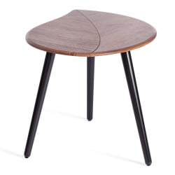 Журнальный стол RIMMINI мдф, 77х78х50,4 см, орех кантри/черный