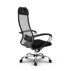 Офисное кресло МЕТТА Комплект 11, Основание 17833 Светло-серый Black