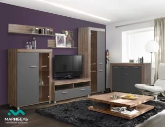 Комодино Бэлла-5 01 Смоки софт Индиан эбони темный