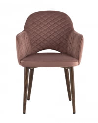 Стул Венера NEW диамант велюр Пыльно-розовый