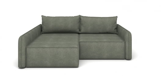 Диван угловой Лофт левый ткань Jasper viridian (1760*2320*810) Серо-зеленый, 2117898/50635/8