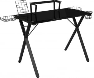 Компьютерный стол с надстройкой GD-06 Black (черный)