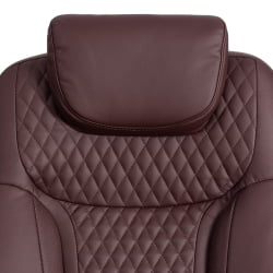 Кресло офисное Труст (макс) кож/зам, коричневый/коричневый стеганный/коричневый, 36-36/36-36/6/36-36/06 / Trust (max)