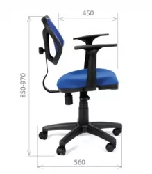 Офисное кресло для оператора CHAIRMAN 450 New синий