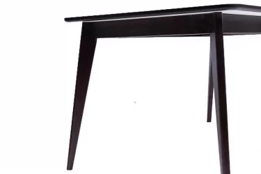 Стол обеденный Пегас 120x75 Эмаль белая Морилка Орех