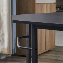 Угловой письменный стол KIWI Черный BK