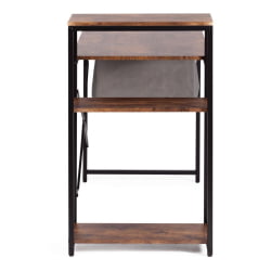 Письменный стол с полками WD-15 burnt