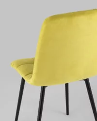 Стул Oliver велюр Золотистый