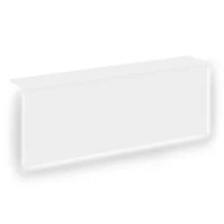 Накладка с подсветкой прямая высокая на 2 модуля О.R-F.MP.V-118 ONIX О.R-NP.V-118.2.S Белый Бриллиант