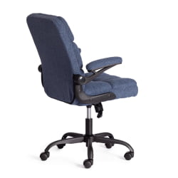 Кресло офисное Lugano ткань teddy, темно-синий