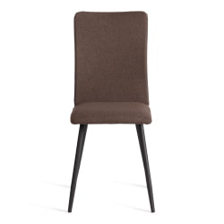 Дизайнерский стул La Rousse NEW, ткань рогожка, коричневый/черный, 3М7-147, 45x55x93 см