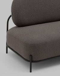 Диван Стоун ткань букле темно-серый