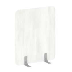 Перегородки на металлических опорах на фетровых подпятниках Р-лине ДП.Ф-100-120 Снежная Патина / R-line DP.F-100-120