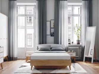 Зеркало навесное Калгари 11 Белый матовый