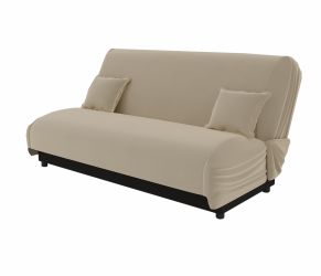 Диван прямой Париж (Berhouse) Цвет фасада: Бежевый; Тип: Прямой; Материал фасада: Металл/Велюр