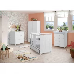 Детский комод Micuna Occitane B-1866 White Grey Stars