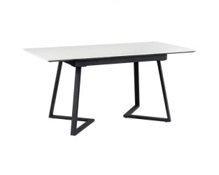 Стол Роналдо раздвиж. 140-180 Светлый мрамор/Бабочка